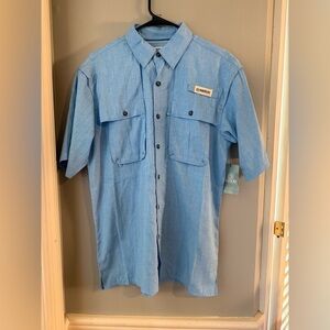 NWT Magellan Outdoors Blue Casual Button Down Shirt